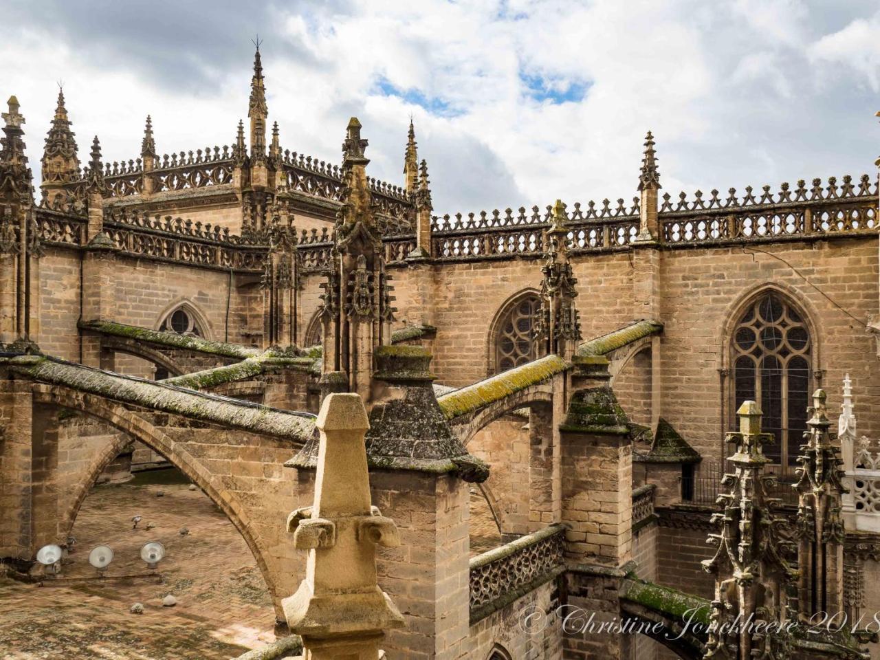 Apartamentos Rg Plaza De Espana セビリア エクステリア 写真